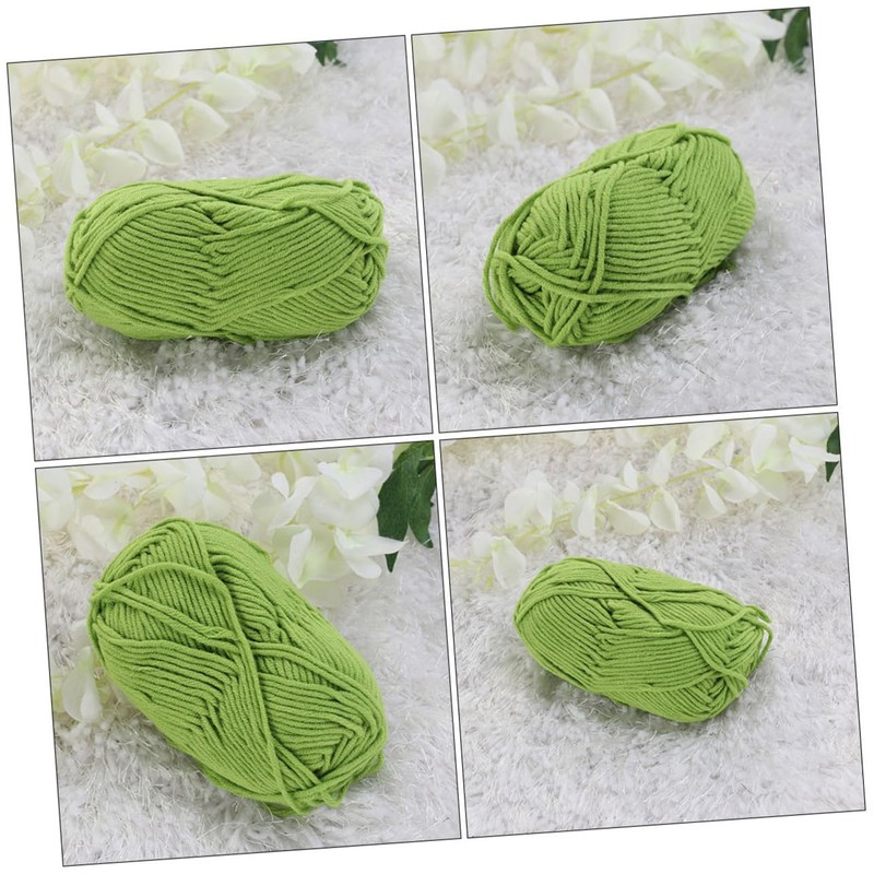 DOITOOL 5 Rolls Soft Cotton Yarn Comfortable Knitting String for