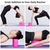 PUDSIRN Yoga Blocks Set, High Density EVA Foam Blocks, Non-Slip