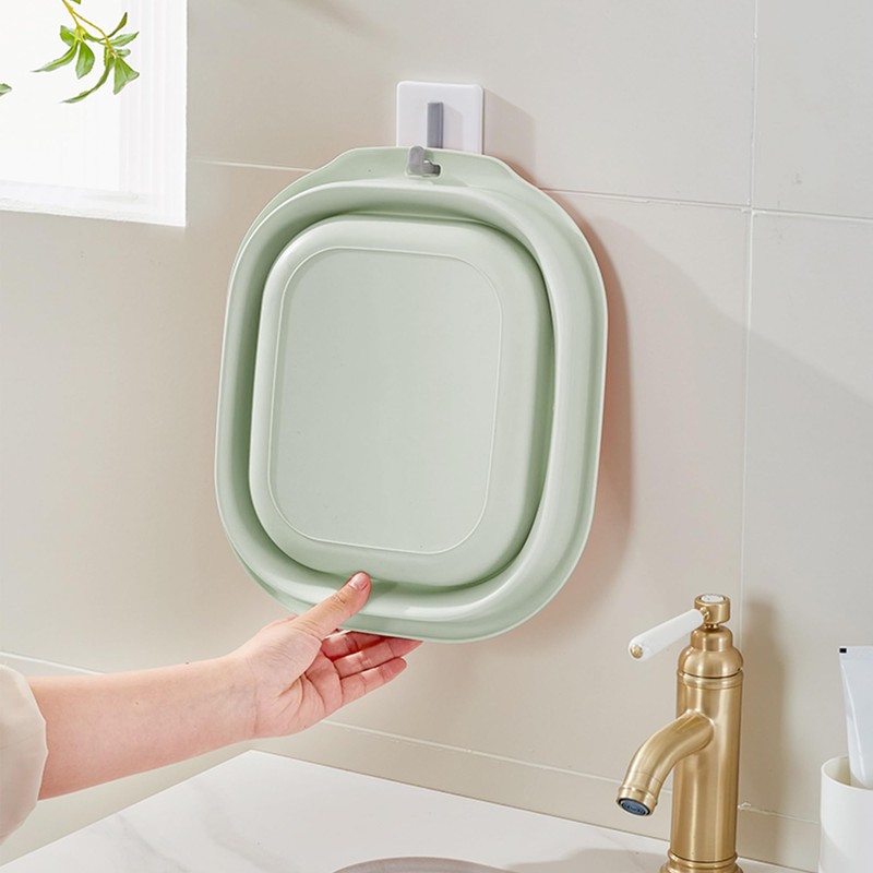 Daimix Collapsible Wash Basin Set of 2, Foldable Small Medium
