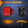 Nilight LED Trailer Light Kit Square Stop Turn Tail Light
