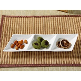 Nishida 110254 Triple Appetizer Plate, Transforming Plate, French Plate