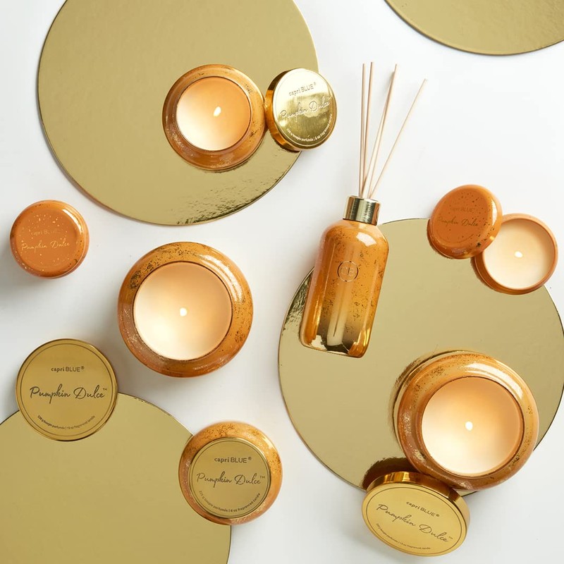 Capri Blue Glimmer Reed Diffuser Set - includes Diffuser Sticks,