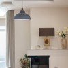 LEDSone Grey Ceiling Light Shade 29CM Metal lamp Shade Pendant