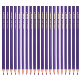 PATIKIL Purple Colored Pencils Set,20 Pcs Oil Color Pencils Wooden Coloring Drawing Pencil for Artists Art Painting