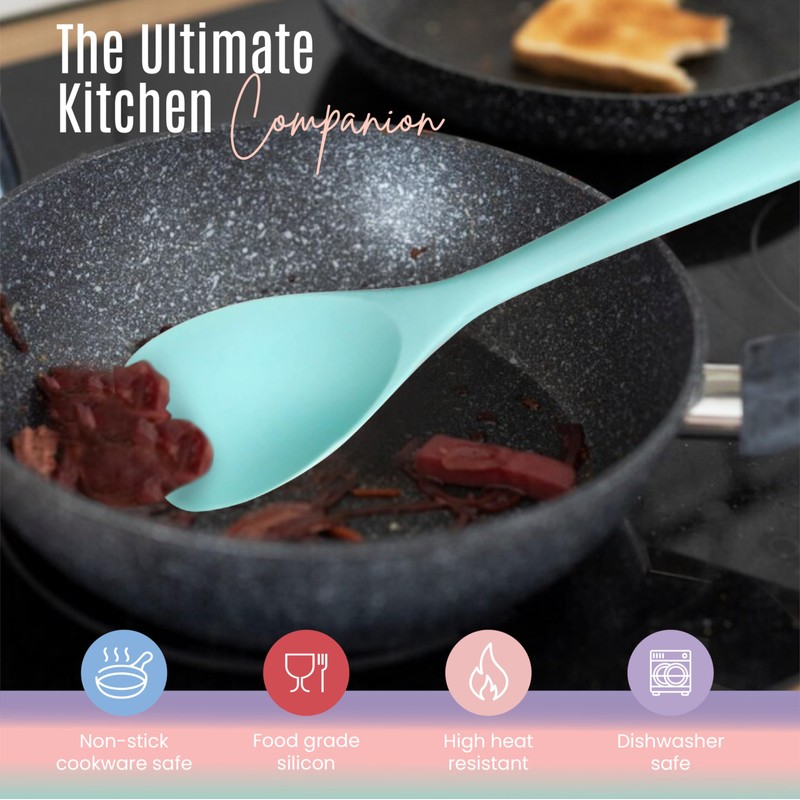 NEXTOP Silicone Spatula Set of 4 – Multipurpose Seamless Silicone