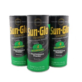 Sun-Glo #4 Speed 3 Pk Yellow Bear Shuffleboard Wax