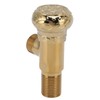 Angle Stop Valve Gold Antique Full Copper Carving Thicken Cold