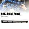 RJ11 Through Coupler 25 Ports Anti Interference Gold Plated Pin