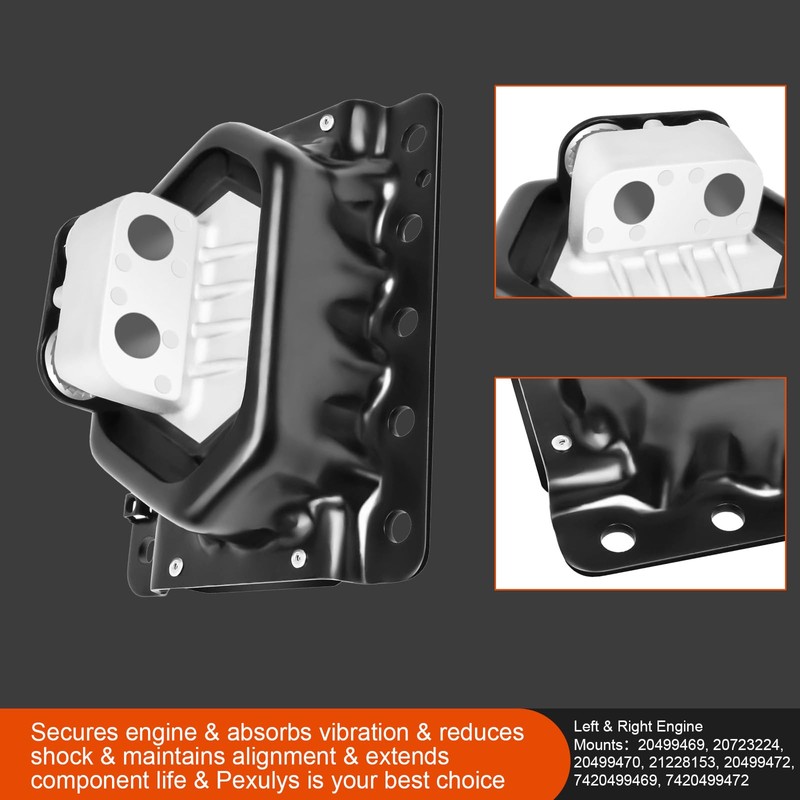 2Pcs Engine Motor Mount For Volvo D13 Engine Renault Trucks,