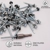 SKIR'CO Pack of 50 Galvanised Roofing Screws 5.5 x 60