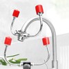 Faucet Mounted Eyewash Station Double Nozzle Emergency Eye Wash Unit