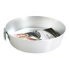 Pentole Agnelli Family Cooking Aluminium Konische Kuchenform mit Ring, Silber/schwarz,