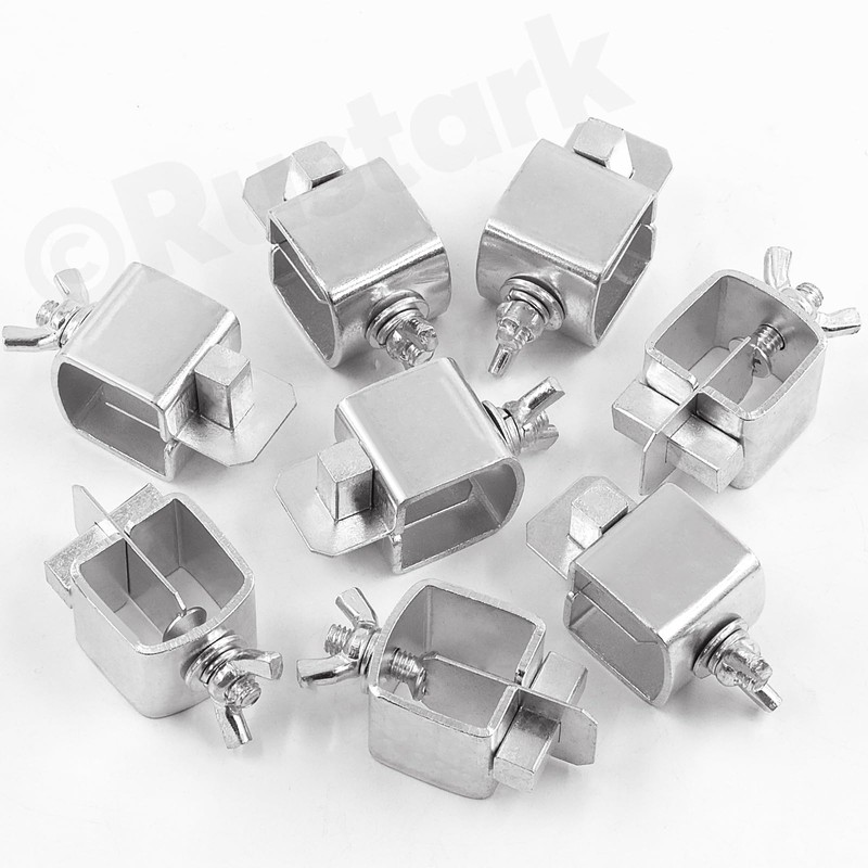 Rustark 8Pcs Butt Welding Clamps Auto Body Panel Clamps Small