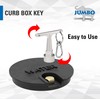 JUMBO Curb Box Key Wrench, Stainless Steel Water Valve Shut