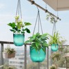 JxyHauteresce Self Watering Hanging Planters with Drainage Holes –Hanging planters