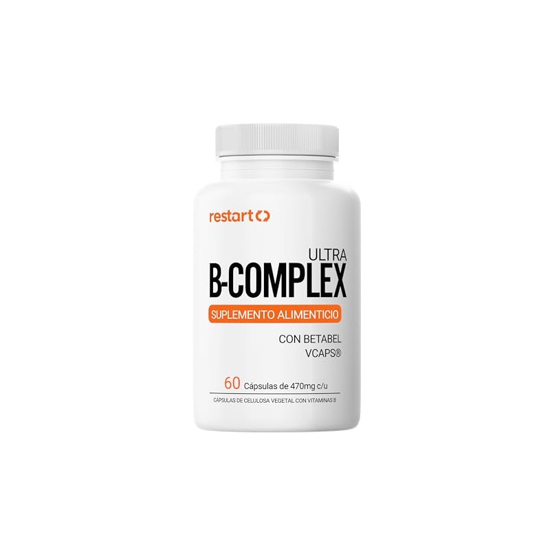 Restart Complex Completo Vitamina B12 Suplemento Complejo Mujer Hombre Laboratorio