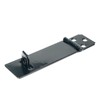 Tsnamay 4Pcs 4Inch Padlock Hasp, Door Slide Latch Lock Black