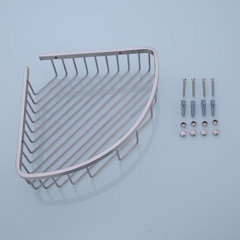 orhemus 304 Stainless Steel Shower Caddy Corner Basket Shelf Bathroom
