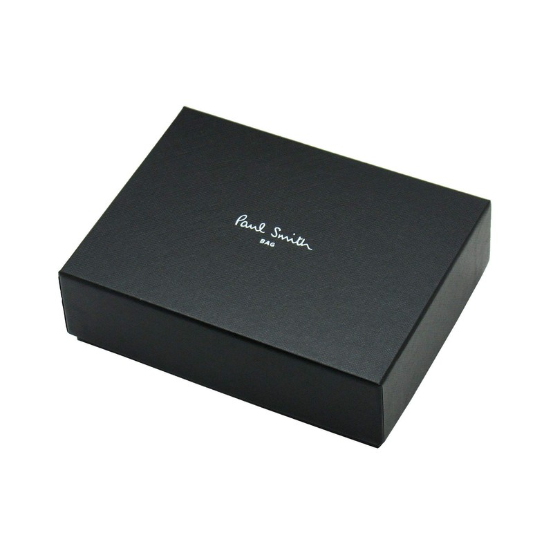 Paul Smith Swirl Stripe Slots Women's Bi-Fold Wallet, Black, Black