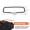 Carbon fiber Rear View Mirror Cover Trim Frame Interior Accessories