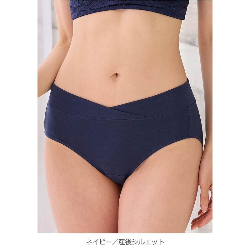 [Inuushi Honpo SH2573 Maternity Shorts] Rakuchin Maternity Shorts Navy M