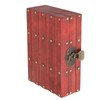 Antique Storage Box with Lock Wooden Document Box for Cosmetic