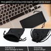 LICQIC 2Pcs Microfibre Sunglasses Soft Pouch, Ski Goggle Bag, Sunglasses