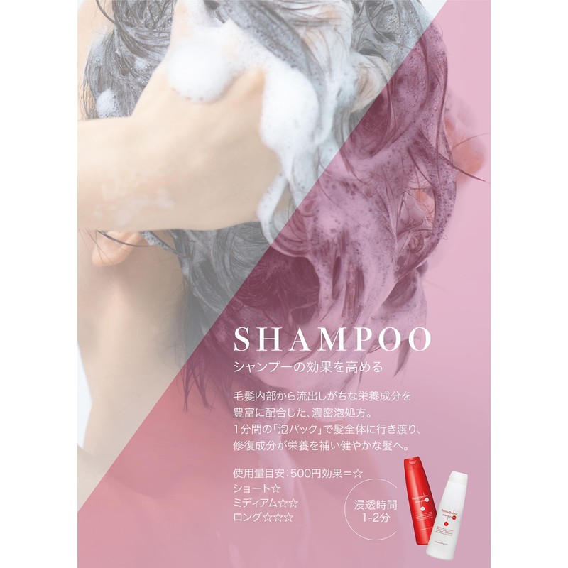 NANOAMINO Nano Amino Salon Shampoo, Beauty Salon Exclusive Product, Collagen