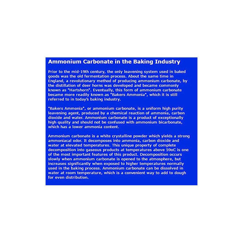 Oasis Supply Baker's Ammonia (Ammonium Carbonate) (80 oz (5 lbs))