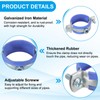 PATIKIL 1.5"-1.7"/38-44mm Split Ring Pipe Hanger, 12 Pcs Heavy Duty