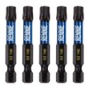 5 x Rennie Tools 50mm Long T40 TX40 Impact Screwdriver