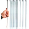 FOMMEN 16 Inch Rebar Stakes 14 Pack - 0.5 Inch