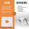2 pcs Square Plumbing Cover Plates, Square Shower Arm Flange,