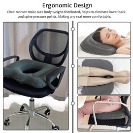 EDWERD Inflatable Wheelchair Seat Cushion Home Office Elderly Disabled Pressure Relief Accessories 1PC