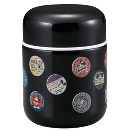 Takaku Sangyo Thermal Lunch Jar, Black, 9.5 fl oz (280 ml)