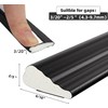 Guardapolvo y Protector para Puerta,Burletes de Cuña Puertas Ventanas,Tiras Sellado