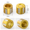 NICECNC Gold Aluminum Front Hub Cover Front Axle Nut Covers