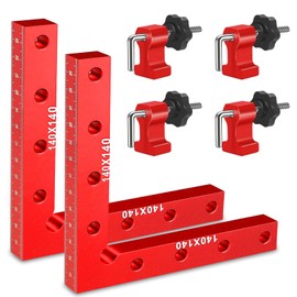 Avtytsda 90 Degree Square Clamp, Professional Woodworking Tool, Aluminum Alloy Right Angle Clamp for Drawers, Picture Framing