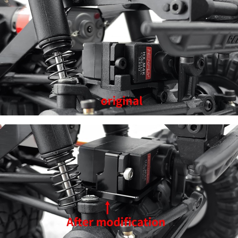 AXSPEED Servo Mount for RedCat 1/18 Scale Ascent18 Rock RC