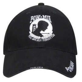 Rothco Deluxe POW/MIA Low Profile Cap, Black