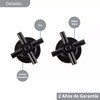 Manerales Para Regadera Tipo Cruceta Con Chapeton, Negro Mate, llaves