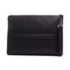 London Thame Leather 15" Laptop Document Sleeve Black