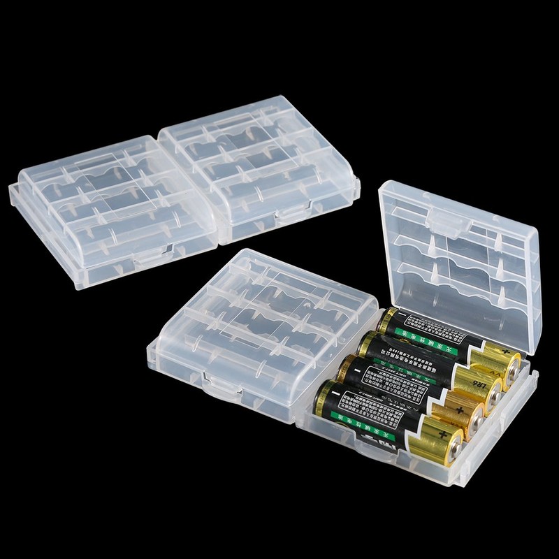 Tosuny 10Pzs Cajas de Almacenamiento de Batería, Caja de Plástico