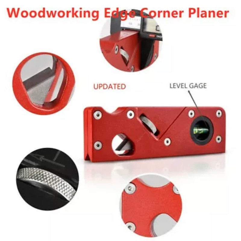 AIMALL 45° Bevel Planer Woodworking Edge Corner Plane Chamfering Trimming