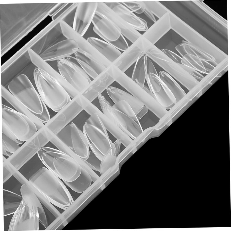 Healvian 120pcs Women's Fake Nails Full Nail Tips French Tip