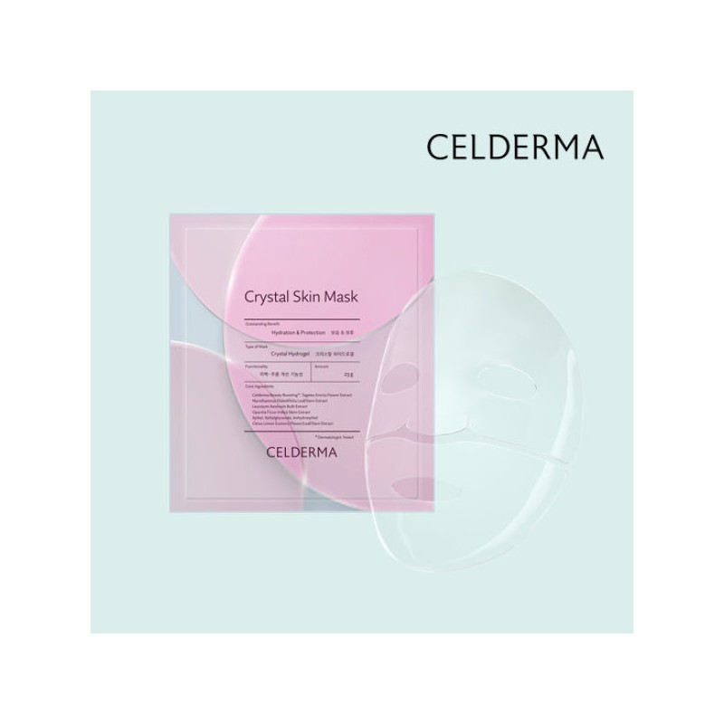 Celderma 셀더마 크리스탈 스킨 마스크 2박스 총 20매입 Celderma Crystal