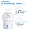 APEC Water Systems HW-10 10" White Standard Filter Housing with
