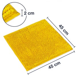 WohnDirect bath mat, bathroom rug, can be combined into a set, non-slip and washable, toilet set