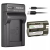 Kastar BP-511 Battery or Slim USB Charger for Canon Optura