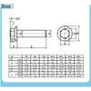 cSeao M8 x 30mm Flanged Hexagon Bolts, Flanged Hex Screws,